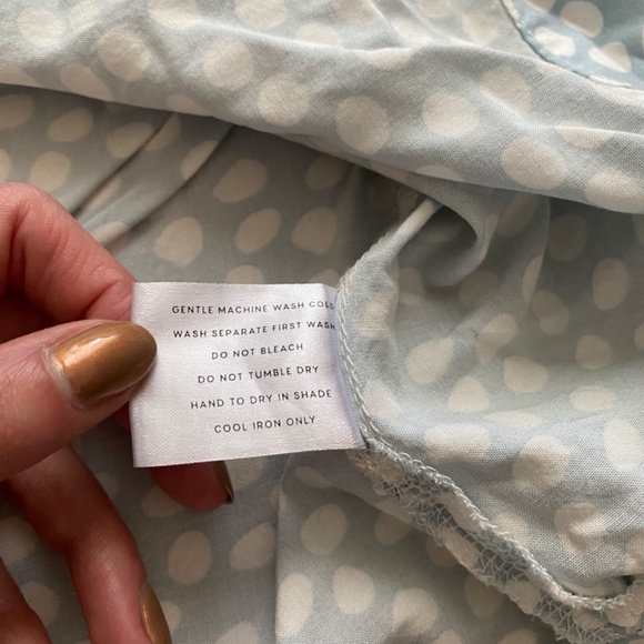 Polka Dot Pajama Set - Blue - Picture 8 of 8